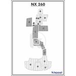 Tapete-PVC-Thermo-Deck-Comfort-para-NX-260-Cockpit-Cinza-friso-Preto