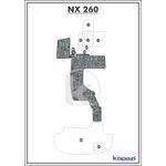 Tapete-PVC-Nautico-Trancado-para-NX-260-Cockpit-Branco-e-Preto-com-Borda