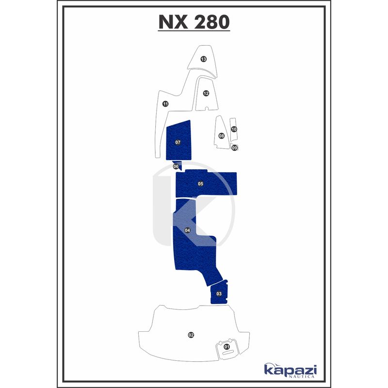 tapete-pvc-vinil-kap-para-nx-280-cockpit-azul-royal