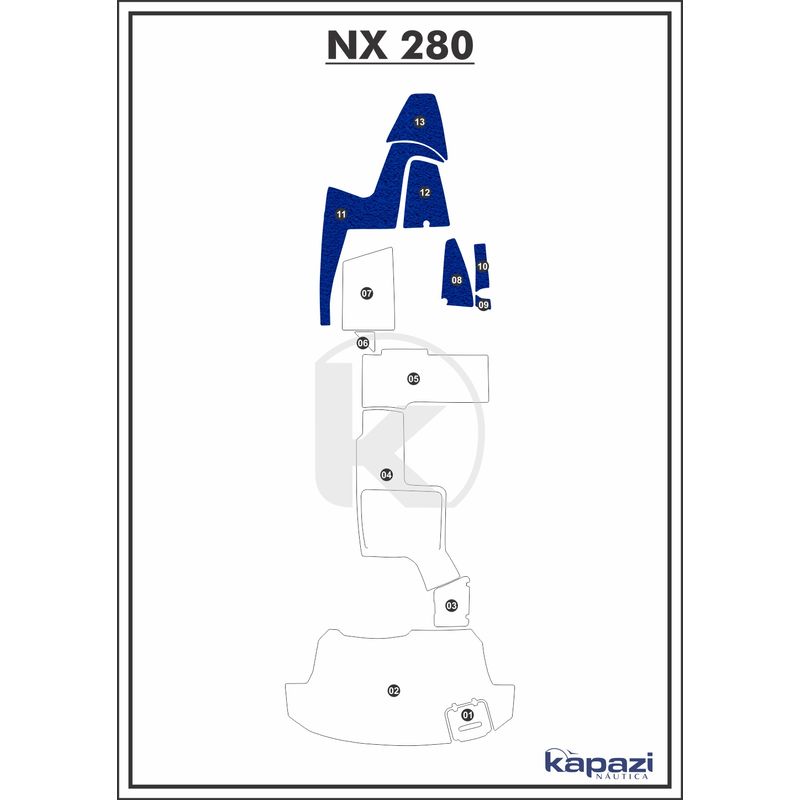 tapete-pvc-vinil-kap-para-nx-280-cabine-azul-royal