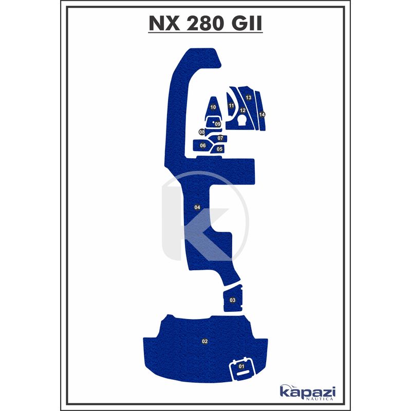 tapete-pvc-vinil-kap-para-nx-280-gii-completo-azul-royal