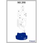 tapete-pvc-vinil-kap-para-nx-290-plataforma-azul-royal