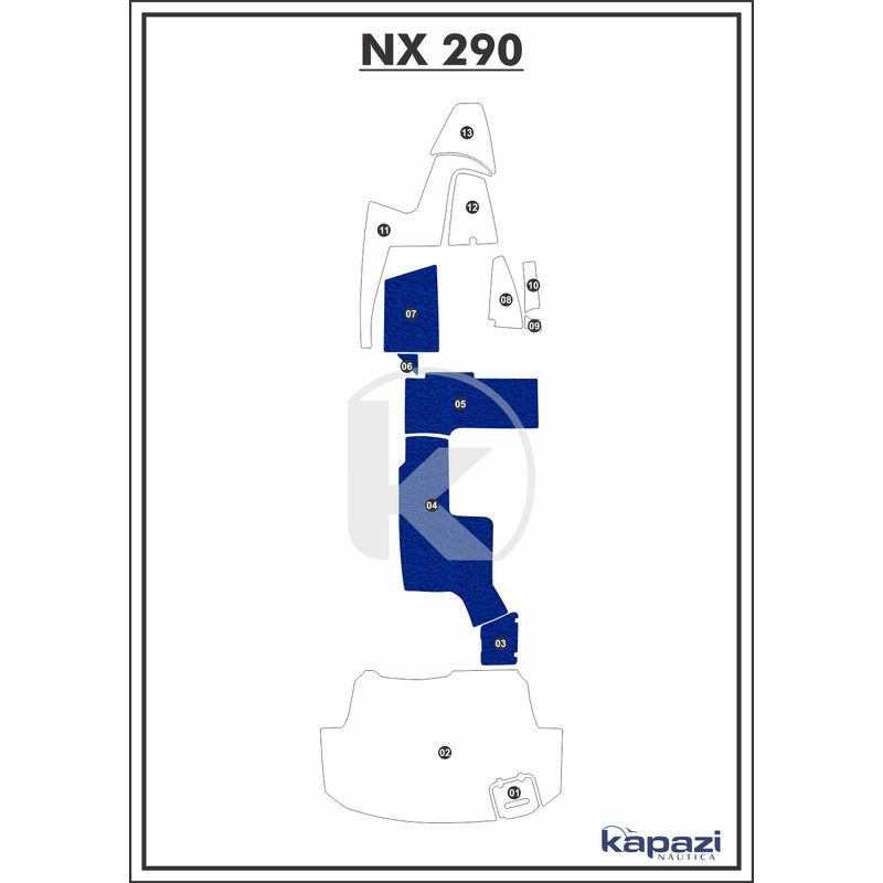 tapete-pvc-vinil-kap-para-nx-290-cockpit-azul-royal