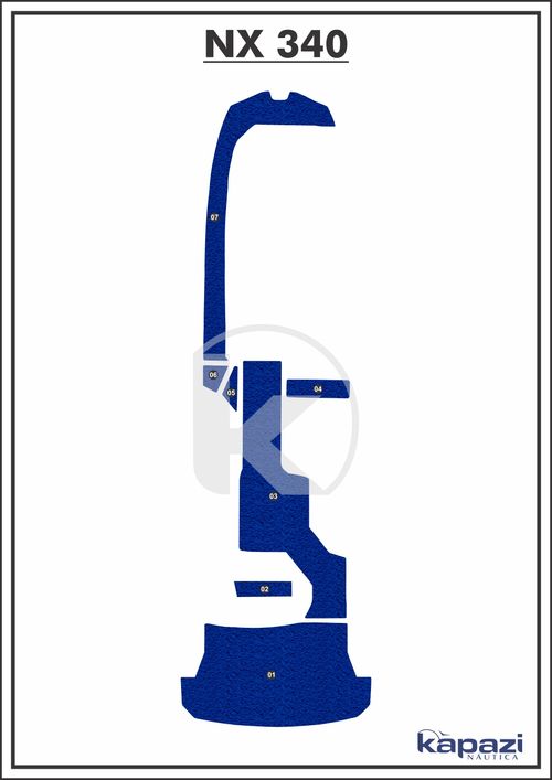 Tapete PVC Vinil Kap para NX 340 - Completo
