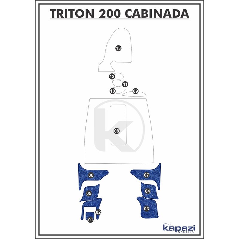 tapete-textil-nauti-clean-para-triton-200-cabinada-plataforma-azul-maritimo-com-borda