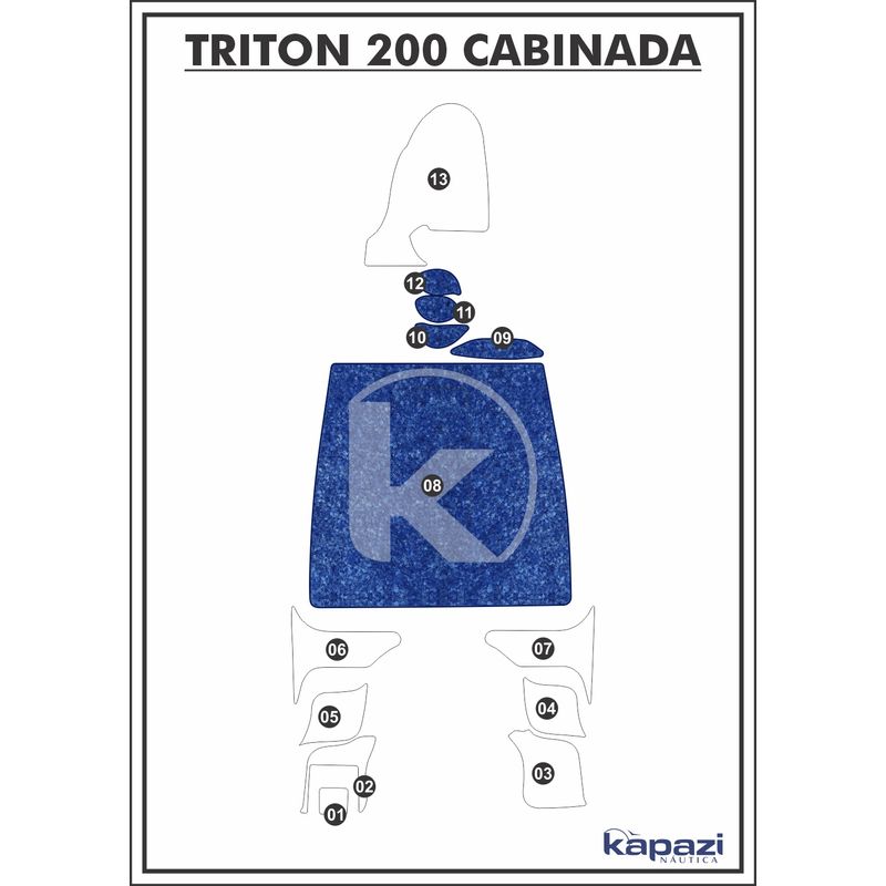 tapete-textil-nauti-clean-para-triton-200-cabinada-cockpit-azul-maritimo-com-borda