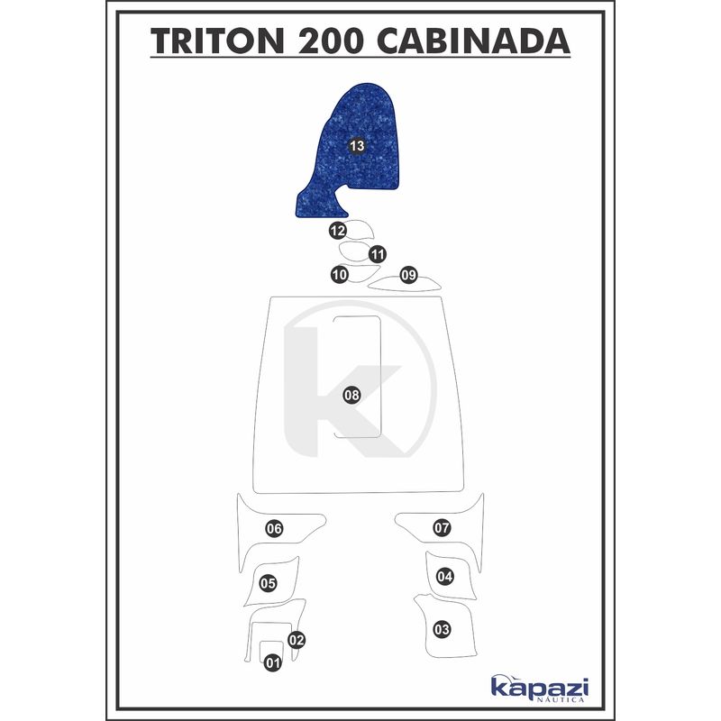 tapete-textil-nauti-clean-para-triton-200-cabinada-cabine-azul-maritimo-com-borda