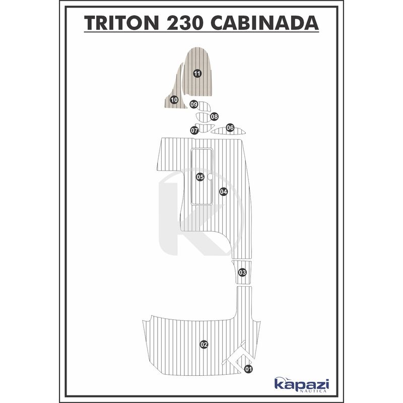 tapete-pvc-thermo-deck-classic-para-triton-230-cabinada-cabine-areia-friso-preto