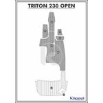 tapete-pvc-thermo-deck-comfort-para-triton-230-open-cockpit-cinza-friso-preto