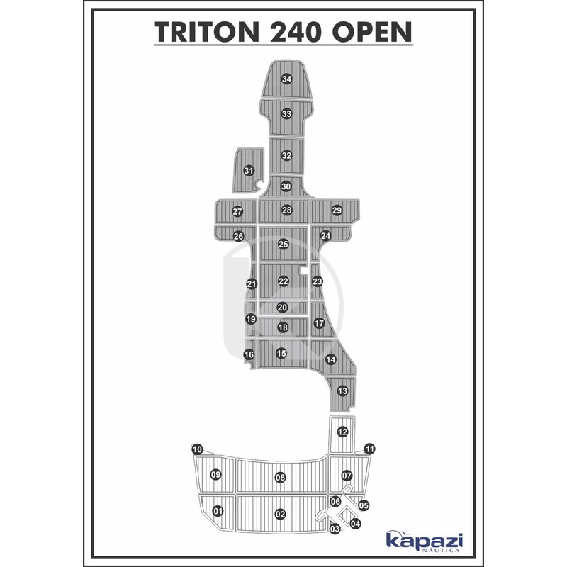 tapete-pvc-thermo-deck-comfort-para-triton-240-open-cockpit-cinza-friso-preto