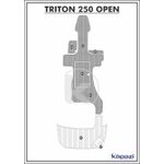 tapete-pvc-thermo-deck-comfort-para-triton-250-open-cockpit-cinza-friso-preto