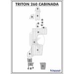 tapete-pvc-thermo-deck-comfort-para-triton-260-cabinada-plataforma-cinza-friso-preto