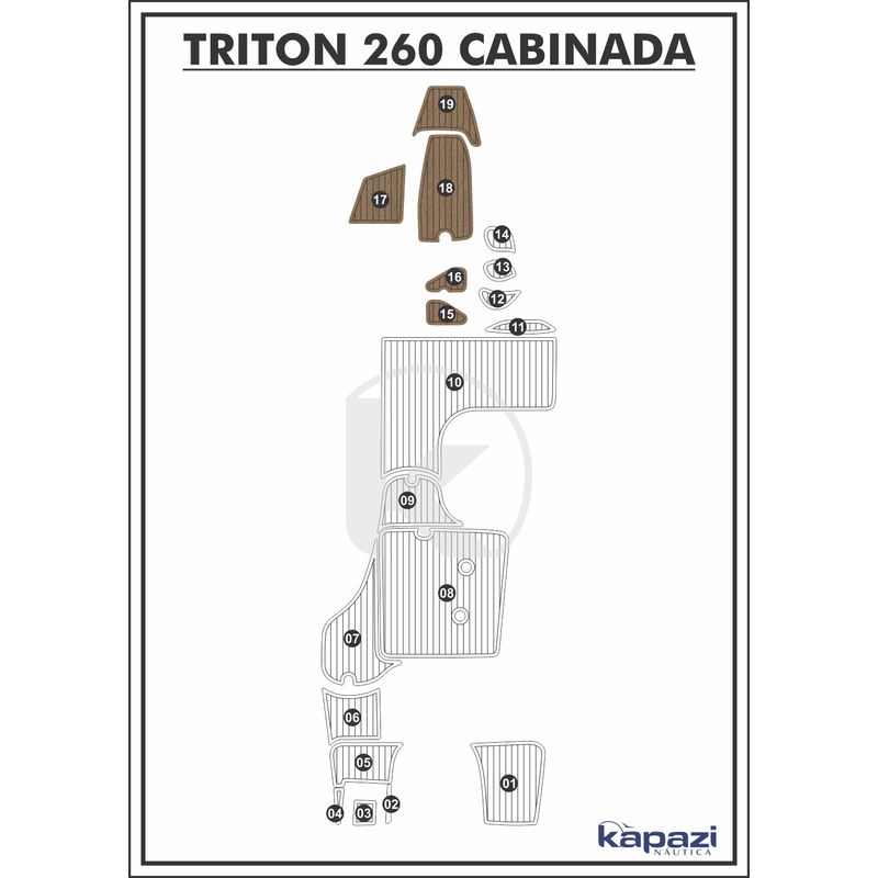 tapete-pvc-thermo-deck-beach-para-triton-260-cabinada-cabine-natural-friso-preto