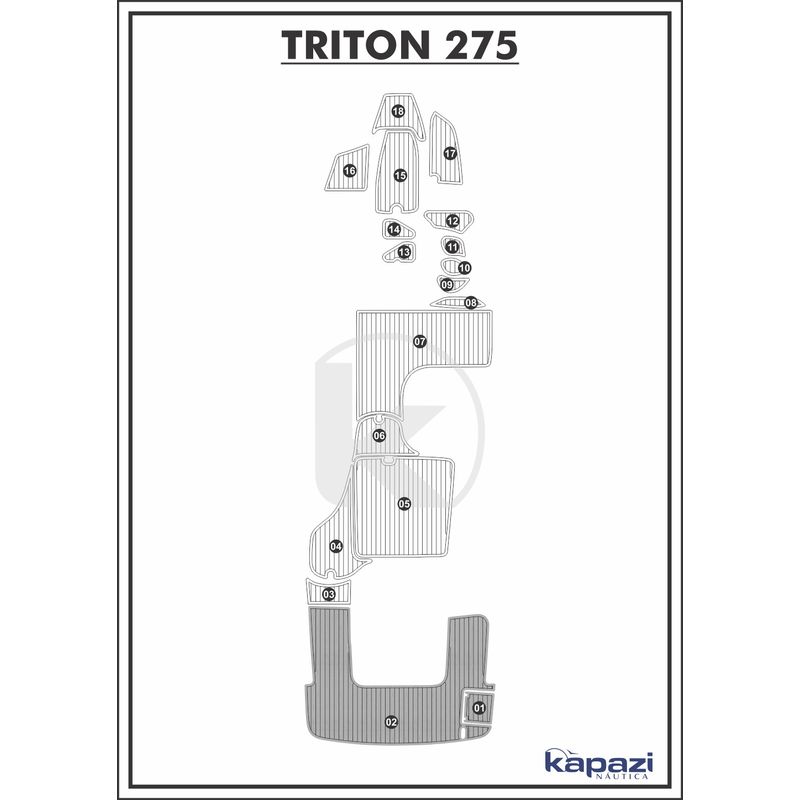 tapete-pvc-thermo-deck-comfort-para-triton-275-plataforma-cinza-friso-preto
