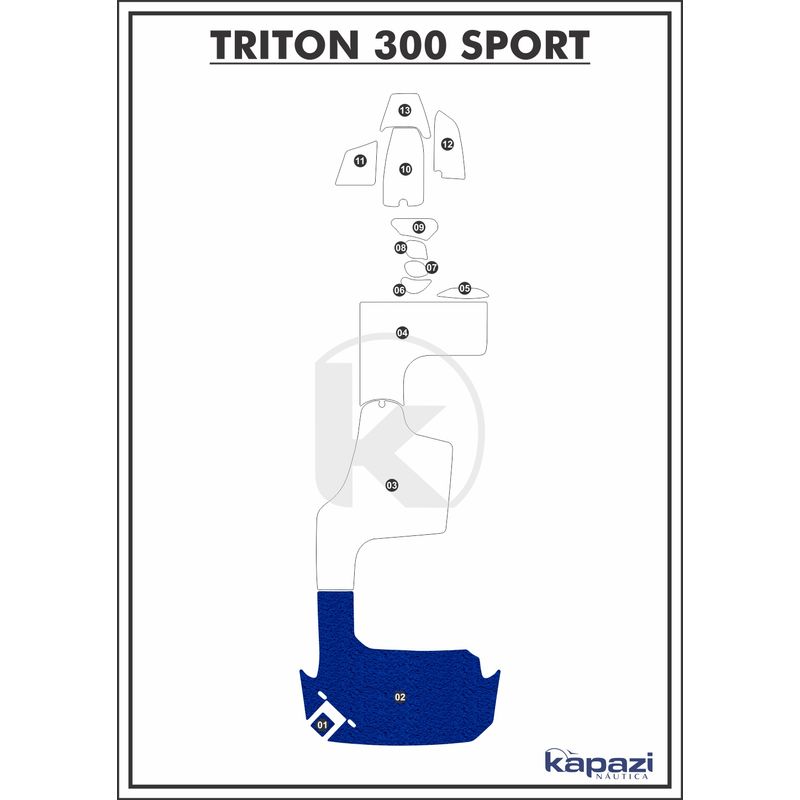 tapete-pvc-vinil-kap-para-triton-300-sport-plataforma-azul-royal