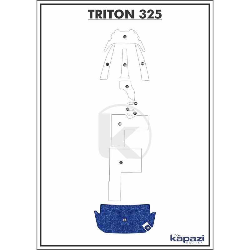 tapete-textil-nauti-clean-para-triton-325-plataforma-azul-maritimo-com-borda