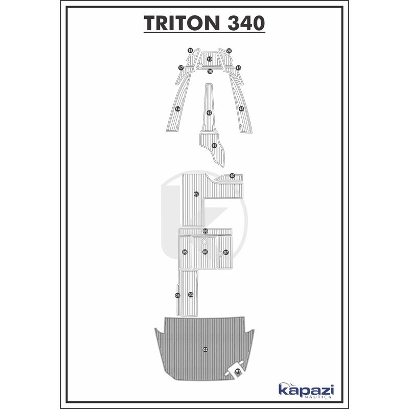tapete-pvc-thermo-deck-comfort-para-triton-340-plataforma-cinza-friso-preto