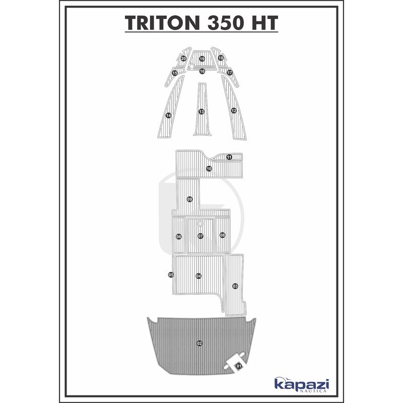 tapete-pvc-thermo-deck-comfort-para-triton-350-ht-plataforma-cinza-friso-preto