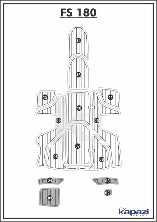 Tapete PVC Thermo Deck Comfort para FS 180 - Plataforma
