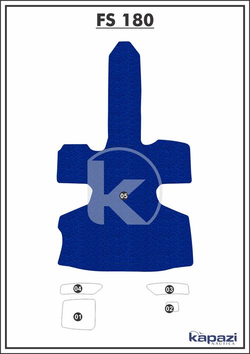 Tapete PVC Vinil Kap para FS 180 - Cockpit