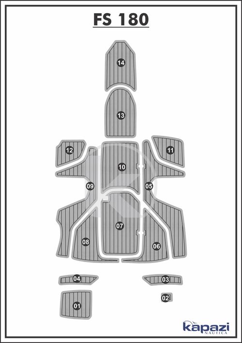 Tapete PVC Thermo Deck Comfort para FS 180 - Completo