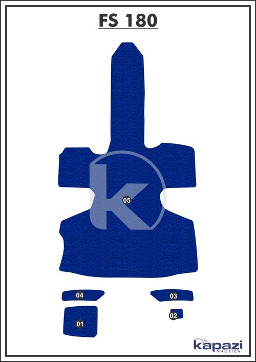 Tapete PVC Vinil Kap para FS 180 - Completo