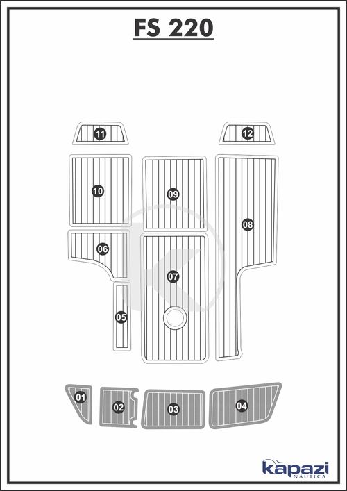 Tapete EVA Soft Tech para FS 220 - Plataforma
