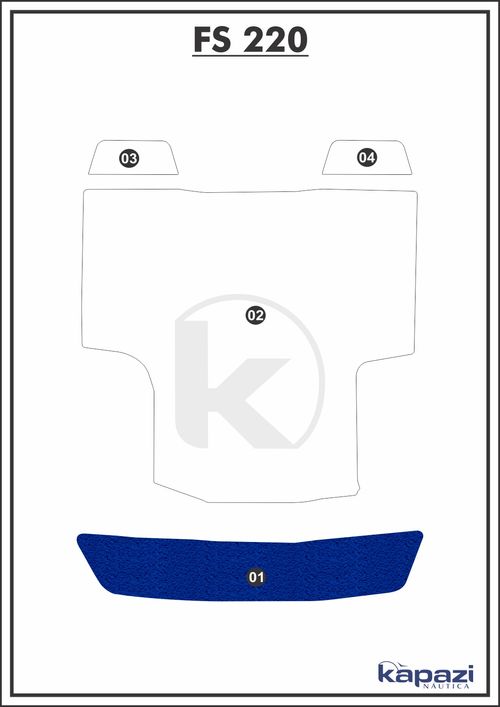 Tapete PVC Vinil Kap para FS 220 - Plataforma