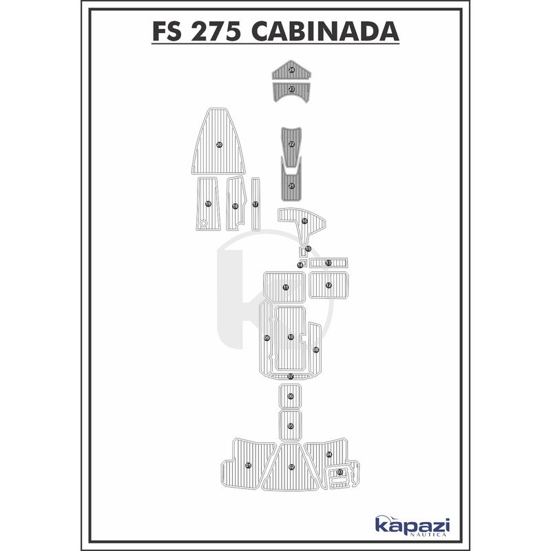 tapete-pvc-thermo-deck-comfort-para-fs-275-cabinada-proa-cinza-friso-preto