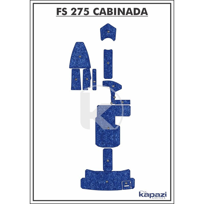 tapete-textil-nauti-clean-para-fs-275-cabinada-completo-azul-maritimo-com-borda