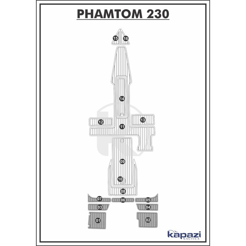 tapete-pvc-thermo-deck-comfort-para-phantom-230-plataforma-cinza-friso-preto