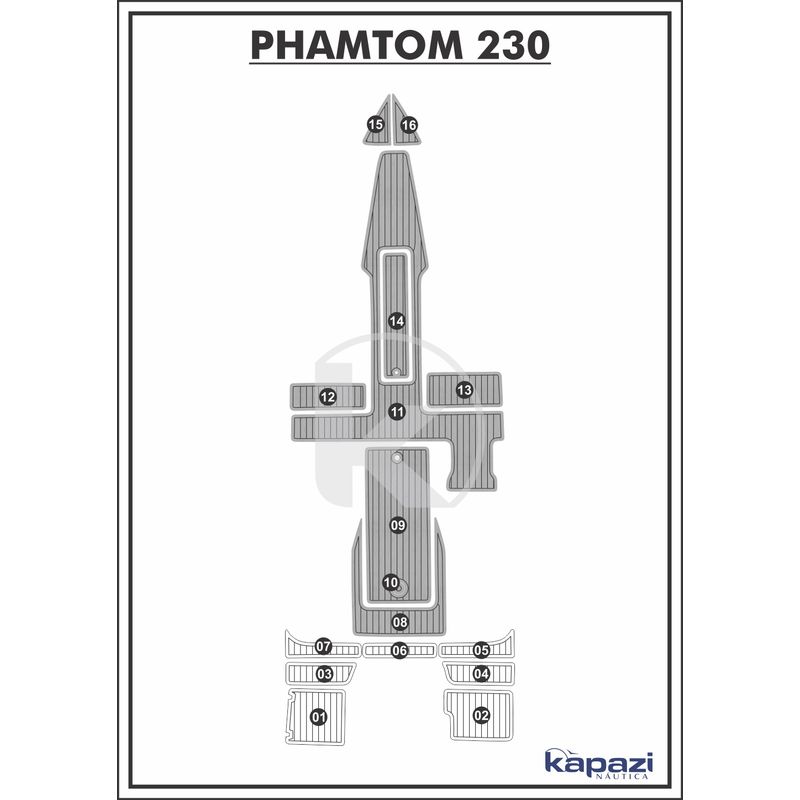 tapete-pvc-thermo-deck-comfort-para-phantom-230-cockpit-cinza-friso-preto