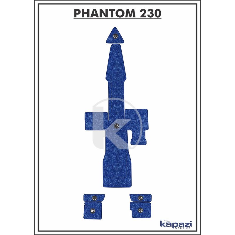 tapete-textil-nauti-clean-para-phantom-230-completo-azul-maritimo-com-borda