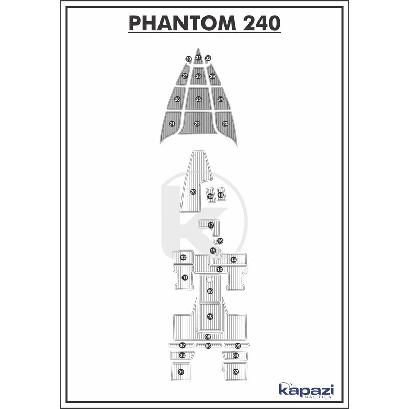 tapete-pvc-thermo-deck-comfort-para-phantom-240-proa-cinza-friso-preto