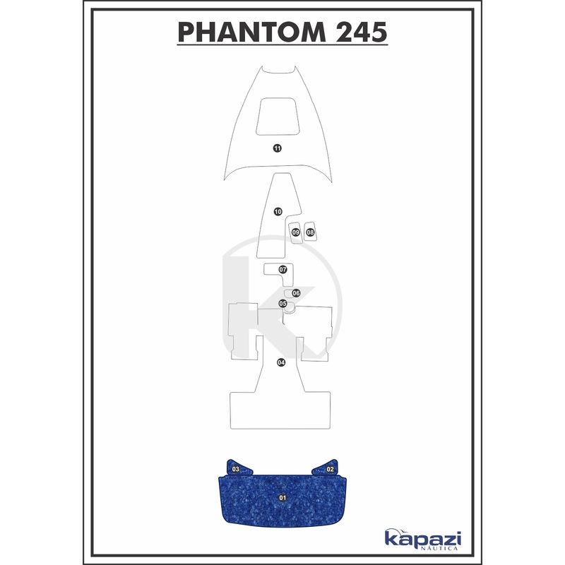 tapete-textil-nauti-clean-para-phantom-245-plataforma-azul-maritimo-com-borda