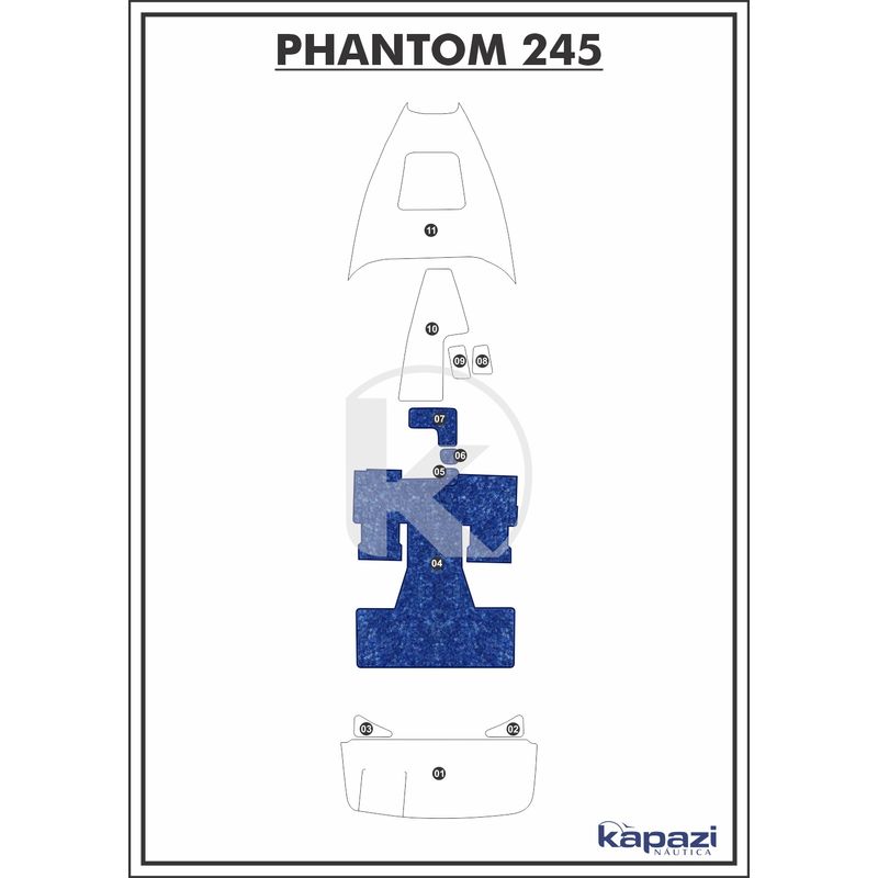 tapete-textil-nauti-clean-para-phantom-245-cockpit-azul-maritimo-com-borda