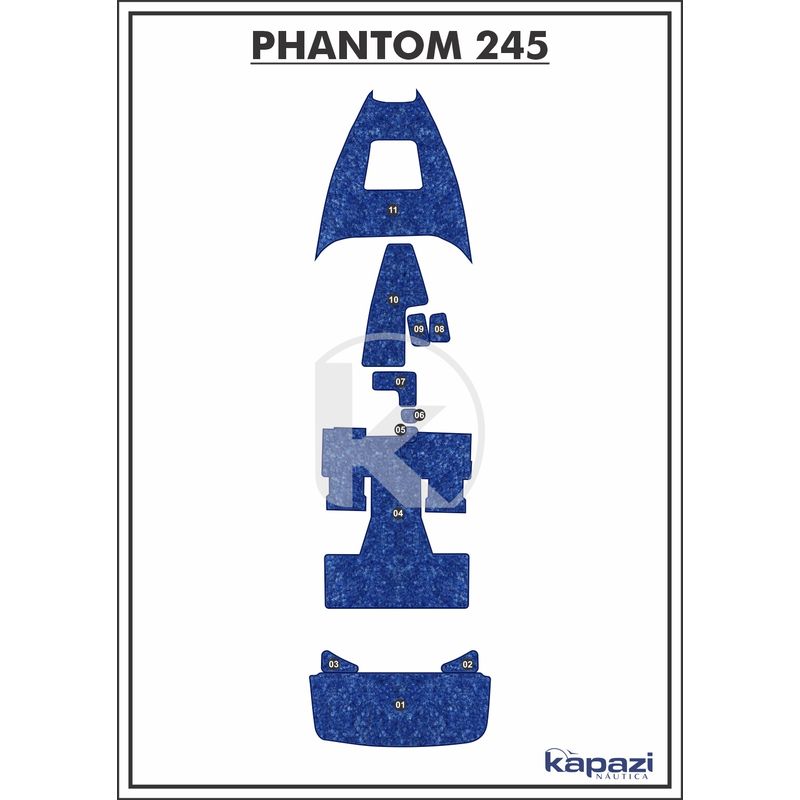 tapete-textil-nauti-clean-para-phantom-245-completo-azul-maritimo-com-borda