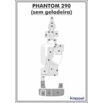 tapete-pvc-thermo-deck-comfort-para-phantom-290-sem-geladeira-plataforma-cinza-friso-preto