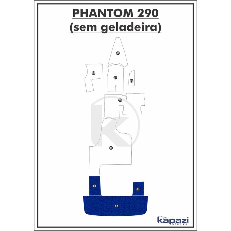 tapete-pvc-vinil-kap-para-phantom-290-sem-geladeira-plataforma-azul-royal