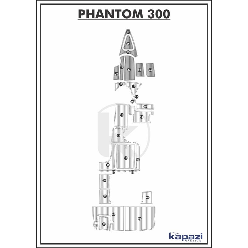 tapete-pvc-thermo-deck-comfort-para-phantom-300-cabine-cinza-friso-preto