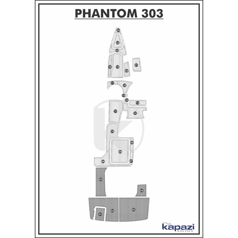 tapete-pvc-thermo-deck-comfort-para-phantom-303-plataforma-cinza-friso-preto