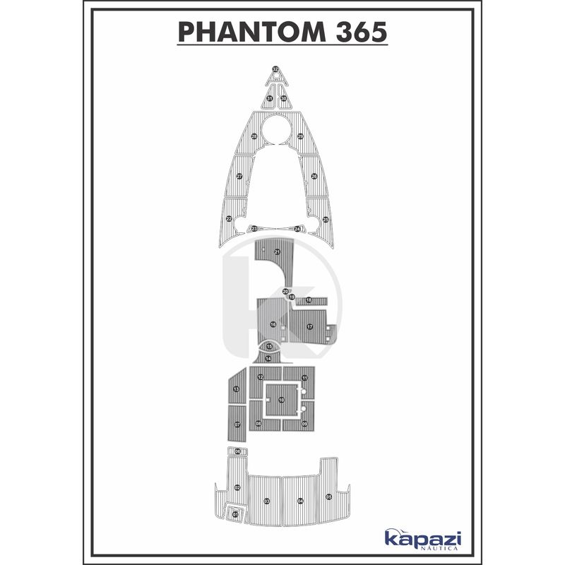 tapete-pvc-thermo-deck-comfort-para-phantom-365-cockpit-cinza-friso-preto