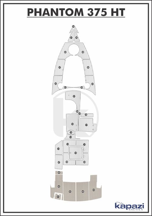 Tapete PVC Thermo Deck Classic para Phantom 375 HT - Plataforma