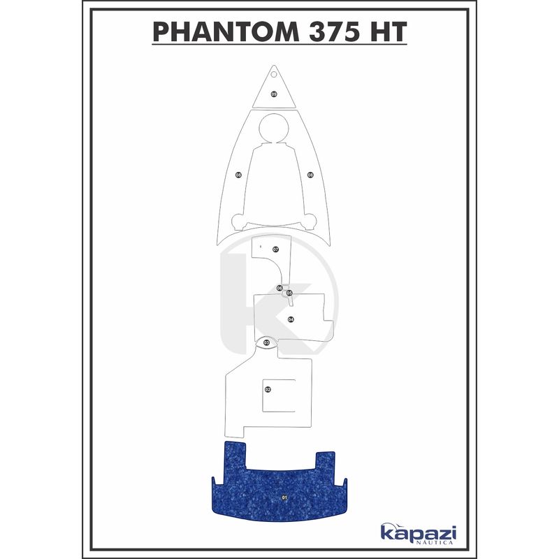 tapete-textil-nauti-clean-para-phantom-375-ht-plataforma-azul-maritimo-com-borda