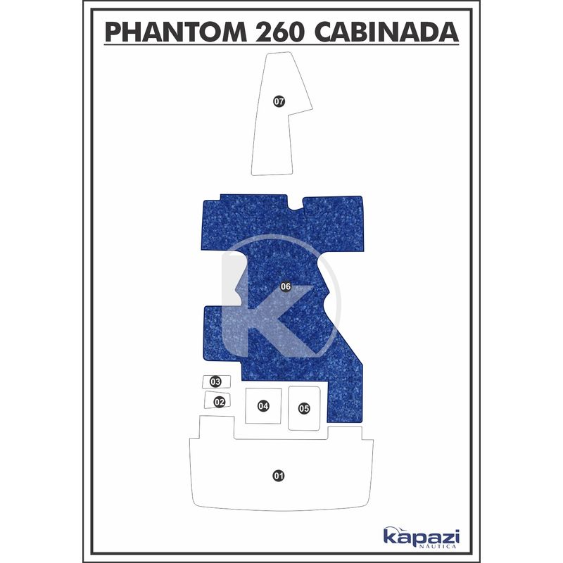 tapete-textil-nauti-clean-para-phantom-260-cabinada-cockpit-azul-maritimo-com-borda
