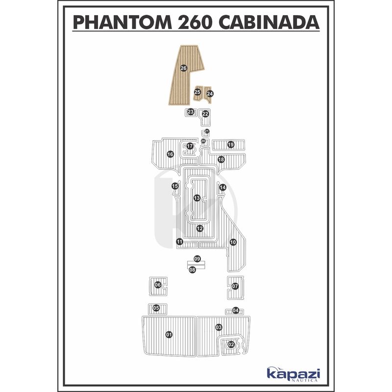 tapete-eva-soft-tech-para-phantom-260-cabinada-cabine-areia-friso-preto