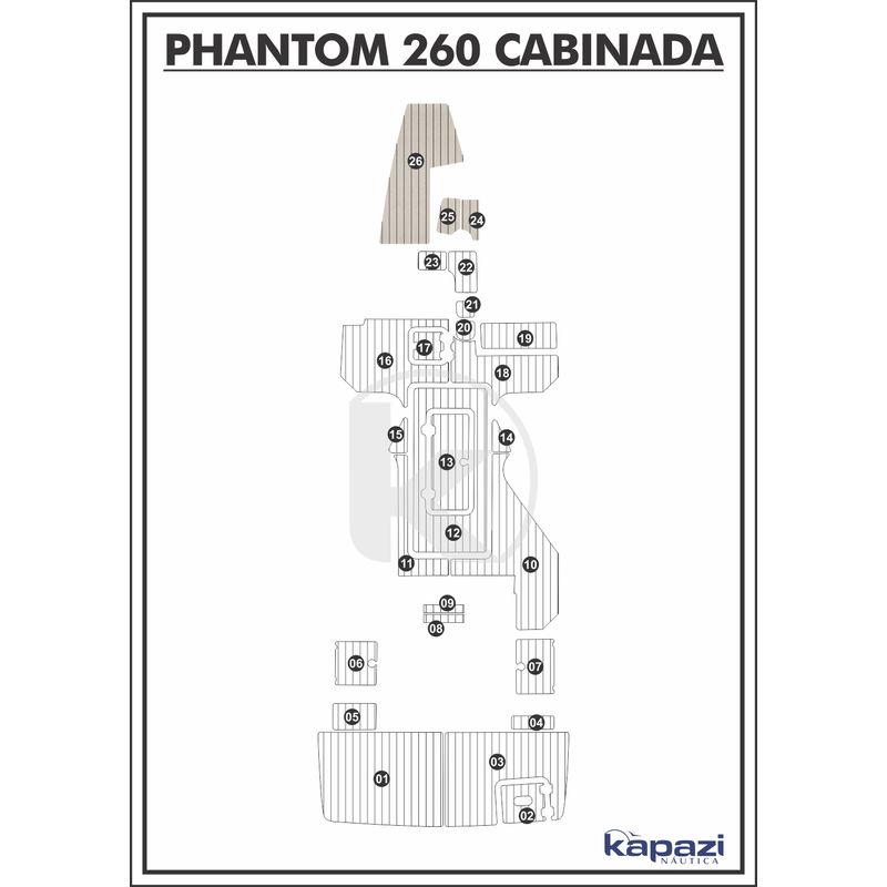 tapete-pvc-thermo-deck-classic-para-phantom-260-cabinada-cabine-areia-friso-preto