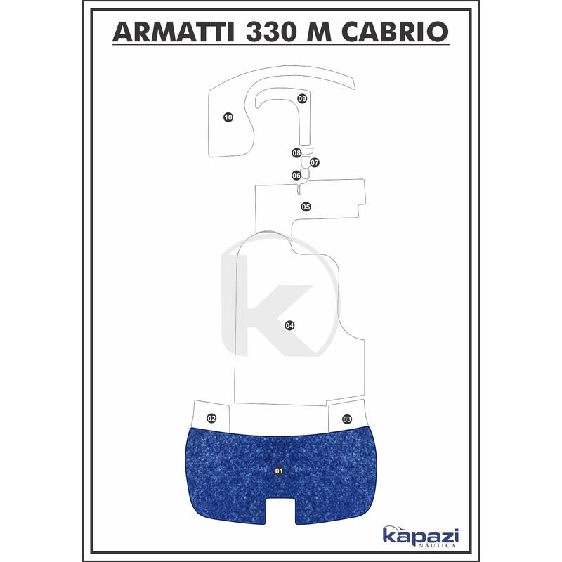 tapete-textil-nauti-clean-para-armatti-330-m-cabrio-plataforma-azul-maritimo-com-borda