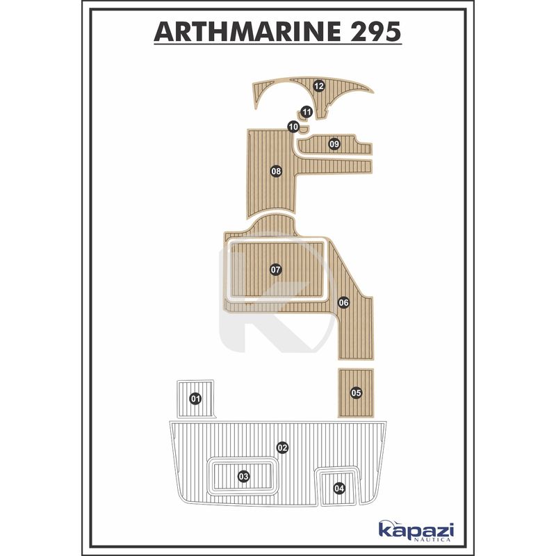 tapete-eva-soft-tech-para-arthmarine-295-cockpit-areia-friso-preto