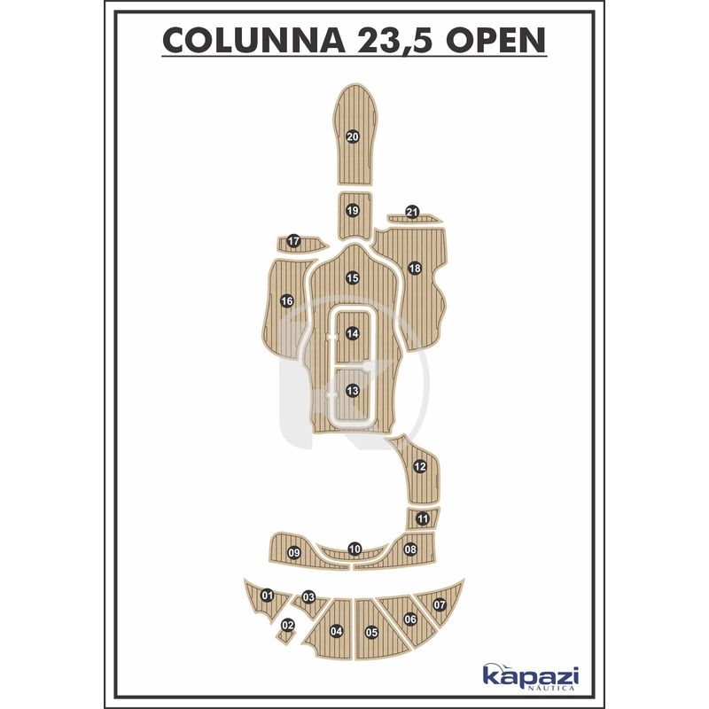 tapete-eva-soft-tech-para-colunna-235-open-completo-areia-friso-preto